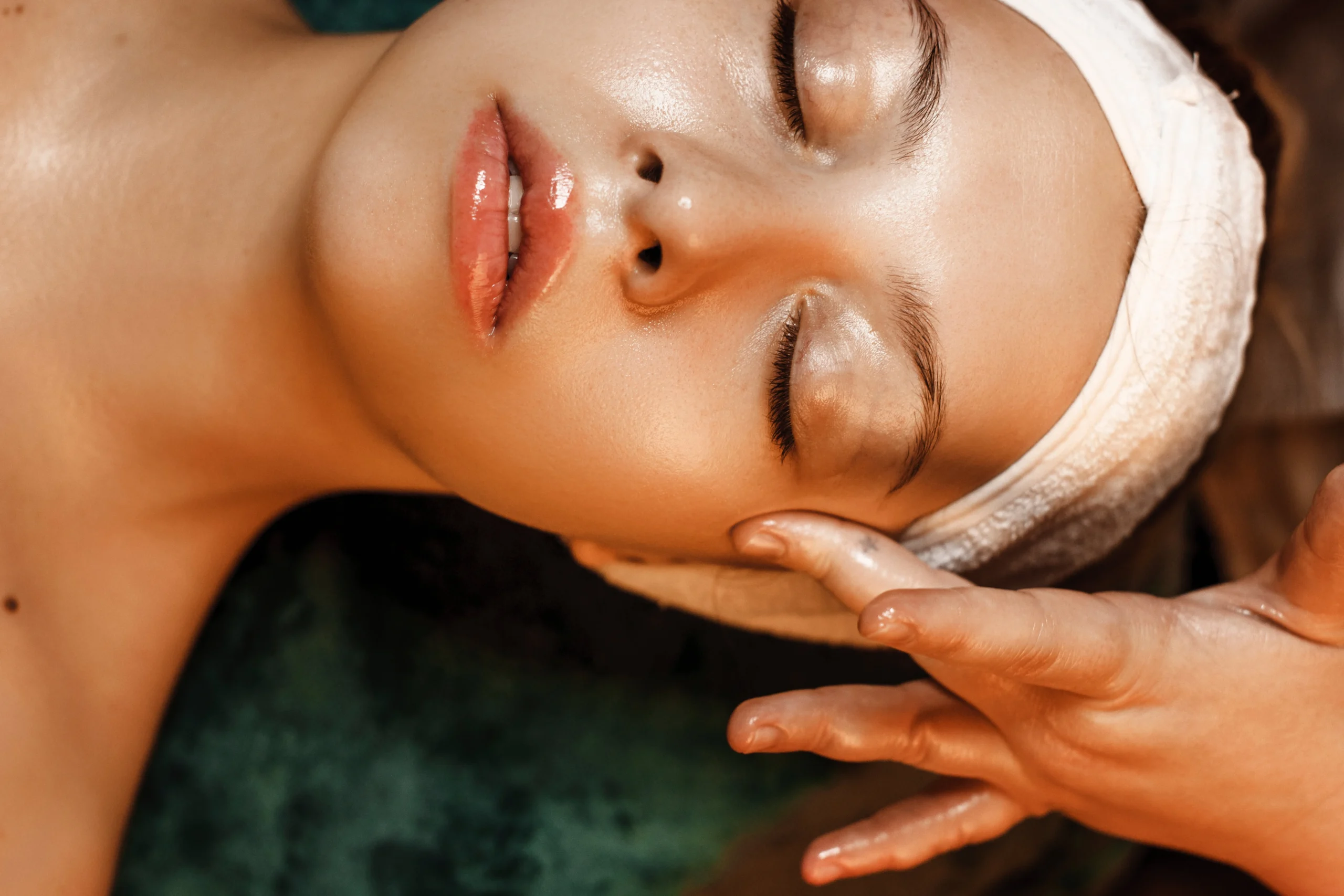 Woman getting spa facial | Earth Remedies | Tallahassee, FL
